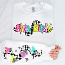 Load image into Gallery viewer, Bright Checkered Mascot With Sleeve Option DTF TRANSFER CSD
