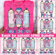 Load image into Gallery viewer, Plaid Floral Pencil Trio B2S Grades DROPDOWN TRANSFER
