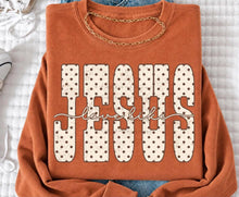 Load image into Gallery viewer, Love Like Jesus Tall Polka Dot Distressed TRANSFER ET OCT 26
