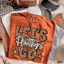 Load image into Gallery viewer, Let's Go Brown Dotted Distressed Star Bow Football Mascots DROPDOWN TRANSFER CARTER OCT 26
