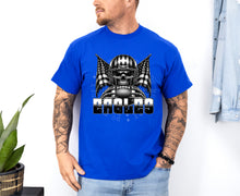 Load image into Gallery viewer, Black And White Skull Football Mascots DROPDOWN TRANSFER
