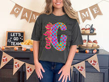 Load image into Gallery viewer, Neon Checkered Letter Customized DROPDOWN DTF TRANSFER
