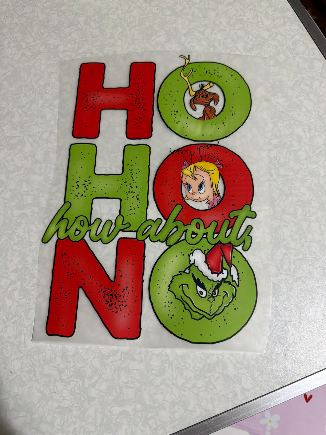 Ho Ho How About No RTS DTF TRANSFER