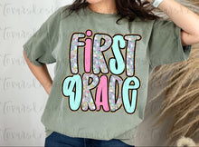Load image into Gallery viewer, Pink Mint Floral B2S Alpha Grades DROPDOWN TRANSFER
