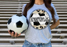 Load image into Gallery viewer, Leopard Soccer Background Mascot Dropdown TRANSFER CAP FEB
