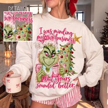 Load image into Gallery viewer, Christmas Characters Faux Frayed Fabric Texture DROPDOWN TRANSFER SSD NOV 26

