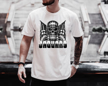 Load image into Gallery viewer, Black And White Skull Football Mascots DROPDOWN TRANSFER

