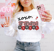 Load image into Gallery viewer, XOXO Red Black Checkered Names DROPDOWN TRANSFER CAP JAN
