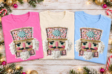Load image into Gallery viewer, Christmas Characters Faux Frayed Fabric Texture DROPDOWN TRANSFER SSD NOV 26
