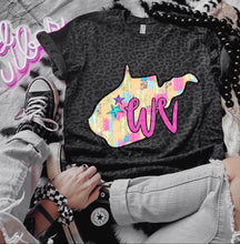 Load image into Gallery viewer, Preppy Bright Brushstroke States (all 50 states available) TRANSFER CAP APR
