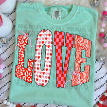 Load image into Gallery viewer, Title + Occupation Leopard Hearts Checker Bow Dropdown TRANSFER CARTER JAN 26
