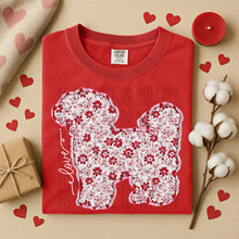 Load image into Gallery viewer, Valentine Red Floral Dog Breed Option DROPDOWN TRANSFER SWD DEC 25
