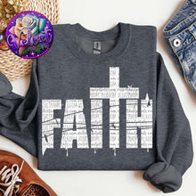 Load image into Gallery viewer, Faith Distressed DROPDOWN TRANSFER VP DEC
