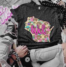 Load image into Gallery viewer, Preppy Bright Leopard States (all 50 states available) TRANSFER CAP APR
