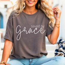 Load image into Gallery viewer, Saved By Grace Script DROPDOWN TRANSFER SDD MAR
