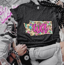 Load image into Gallery viewer, Preppy Bright Leopard States (all 50 states available) TRANSFER CAP APR
