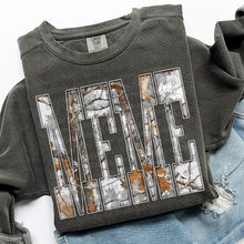 Load image into Gallery viewer, Grey Camo Word Collection Dropdown TRANSFER THREAD SEPT 25
