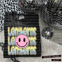 Load image into Gallery viewer, Rainbow Checker Pink Happy Stacked Mascots Dropdown TRANSFER CAP JUNE 25
