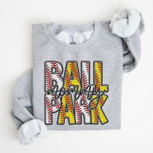 Load image into Gallery viewer, Ballpark Faux Embroidery Names DROPDOWN TRANSFER SDD

