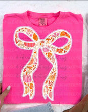 Load image into Gallery viewer, Fall Lace Bow TRANSFER

