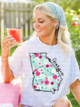 Load image into Gallery viewer, Pink Floral States (all 50 states available) TRANSFER CARTER MAR 26
