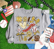 Load image into Gallery viewer, Play Ball Baseball Collage DROPDOWN TRANSFER BIA
