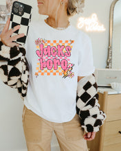 Load image into Gallery viewer, Pink Orange Checker Pop Mascot Dropdown TRANSFER CAP MAY
