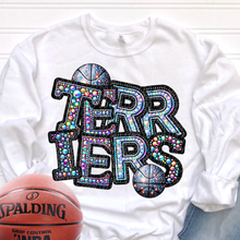 Load image into Gallery viewer, Rhinestone Basketball Mascots DROPDOWN TRANSFER CSD
