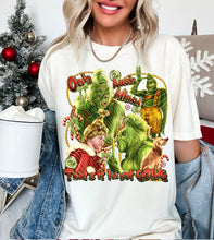 Load image into Gallery viewer, Ooh Ahh Not Going Green Guy Lights Collage Candy Cane SLEEVE OPTION TRANSFER AGCM
