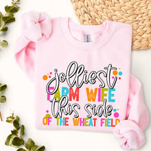 Load image into Gallery viewer, Jolliest Farm Wife On This Side Of The Wheat Field TRANSFER SDD
