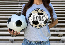Load image into Gallery viewer, Leopard Soccer Background Mascot Dropdown TRANSFER CAP FEB
