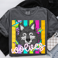 Load image into Gallery viewer, Neon Stripes Mascots DROPDOWN TRANSFER CSD APR 26
