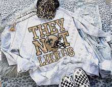 Load image into Gallery viewer, They Not Like Us Faux Embroidery Mascot DROPDOWN TRANSFER TGG 24
