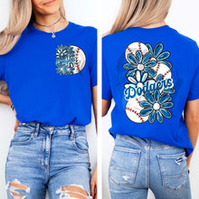 Load image into Gallery viewer, Floral Ball Baseball Team With Pocket DROPDOWN TRANSFER MMD APR
