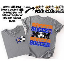 Load image into Gallery viewer, Soccer Mom Customizable DROPDOWN With Pocket TRANSFER SDD AUGUST
