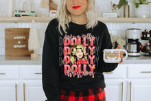 Load image into Gallery viewer, Have A Holly Dol_y Christmas Faux Embroidery Sequin TRANSFER

