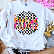 Load image into Gallery viewer, Preppy Checkered Mascot Dropdown TRANSFER SWD TEMP

