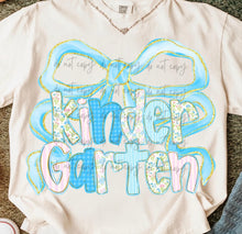 Load image into Gallery viewer, Blue Preppy Bow Plaid School Grades DROPDOWN TRANSFER
