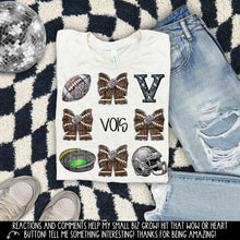 Load image into Gallery viewer, Rhinestone Bow Mascot Collage DROPDOWN TRANSFER
