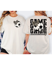 Load image into Gallery viewer, Game Day Stacked Ball Checkered Bow WITH POCKET DROPDOWN TRANSFER SCAR EXC MAY 25
