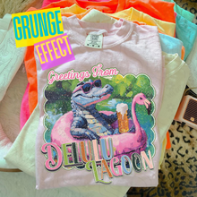 Load image into Gallery viewer, Greetings From Delulu Lagoon Dropdown TRANSFER DDD JUNE 25
