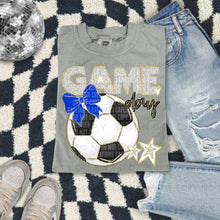 Load image into Gallery viewer, Dalmatian Game Day Soccer With Bow DROPDOWN TRANSFER CAP FEB
