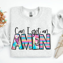 Load image into Gallery viewer, Can I Get An Amen Glitter Stripes TRANSFER SDD FEB
