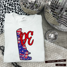 Load image into Gallery viewer, RWB Glitter States (all 50 states available) TRANSFER CAP APR
