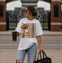 Load image into Gallery viewer, Glittery Game Day Checks Mascots DROPDOWN TRANSFER CAP JUNE 26
