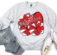 Load image into Gallery viewer, So Sporty Cheer Megaphone &amp; Pom NO CUSTOM NAME ADDED DROPDOWN TRANSFER BIA

