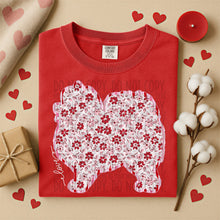 Load image into Gallery viewer, Valentine Red Floral Dog Breed Option DROPDOWN TRANSFER SWD DEC 25
