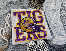 Load image into Gallery viewer, Football Team Helmet Faux Embroidery DROPDOWN TRANSFER TGG
