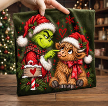 Load image into Gallery viewer, Green Guy Highland Cow TRANSFER TUESDAY
