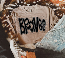 Load image into Gallery viewer, Funky Doodle Mascot BW Dropdown TRANSFER SWD TEMP

